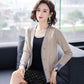 Autumn and Winter V-neck Knitted Sweater Ins Style Casual Short Jacket Fashion Simple Female Jacket