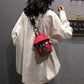 Women's Diagonal All-match Chest Bag Tide Brand Super Fire Street Trend Messenger Bag Net Red Clay Cool Hip Hop Bungee Bag