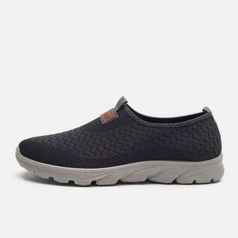 Soft-soled Shoes for The Elderly Men's Walking Shoes Casual Shoes for The Elderly Lightweight Breathable Non-slip Dad Canvas Shoes Mesh Shoes