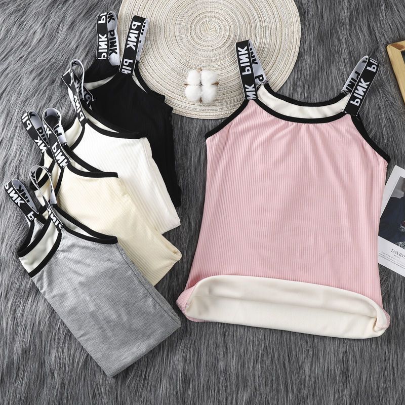 Thermal Underwear Tops Women Velvet Vest Sexy Winter Clothing Sleeveless Body Top Slim Solid Square Neck Girls Inner Wear