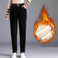 Fleece Pants Women Autumn and Winter Lamb Casual Pants Fashion Straight High Waist Harem Pants Thick Trousers