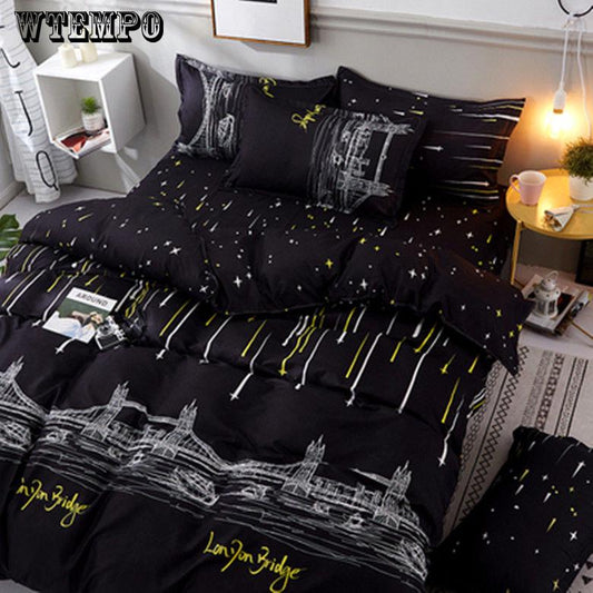 Bedding Set King Queen Full Twin Luxury Quilt/duvet Cover Bed Linen Bedclothes S