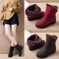 Thick Fur Snow Boots for Women Winter Ankle Boots Warm Waterproof Booties Black Red Casual Shoes Plus Size Outdoor Footwear Non Slip