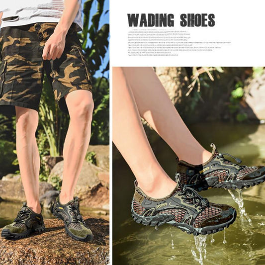 Breathable Sports Outdoor Net Shoes Men's Mesh Casual Hiking Shoes