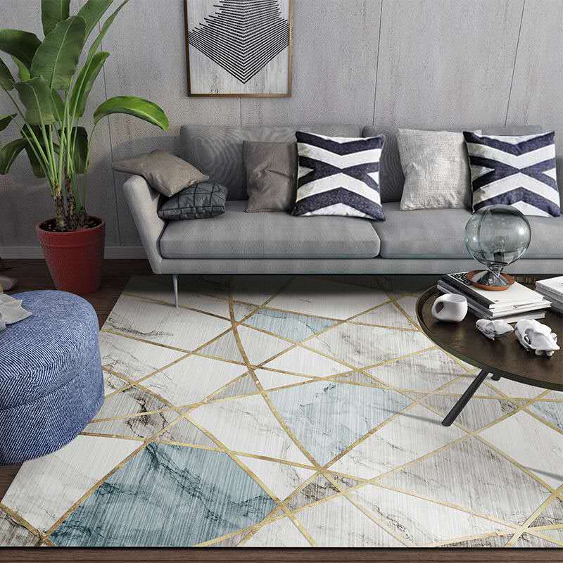 Ins Nordic Carpet Mat Living Room Coffee Table Blanket Modern Minimalist Bedroom Room Bedside Blanket Large Area Home