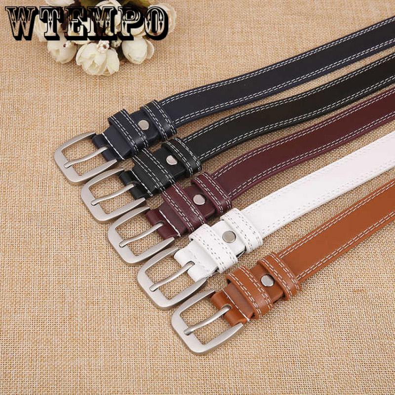 Retro student belt decoration elegant simple wild fashion personality belt female black trend