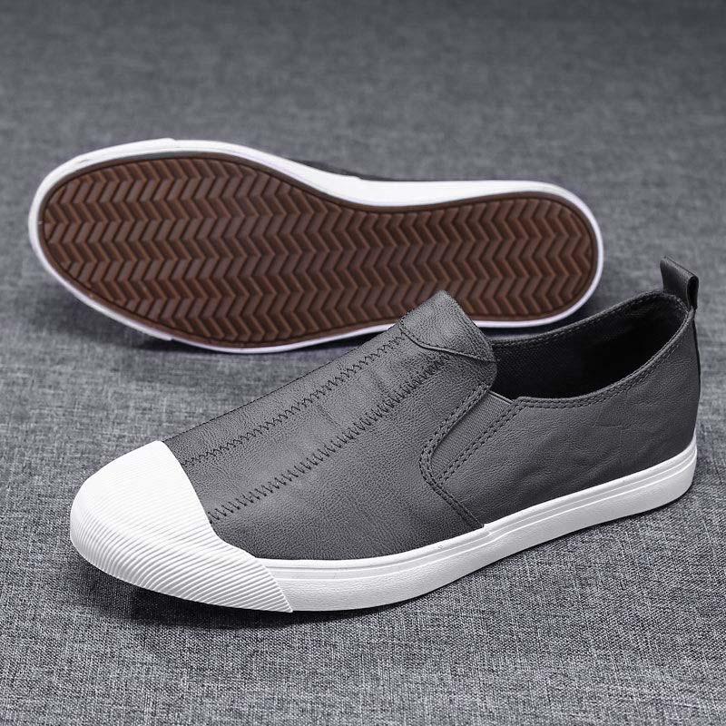 Plus Size 38-44 Summer Men Leather Sneakers Comfortable Deodorant Running Basketball Shoes Breathable Shockproof Non-slip Shoes