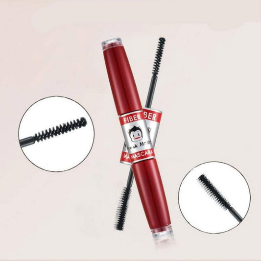 Double-headed mascara elastic non-staining lengthening encrypted graft fiber eyeliner eyebrow pencil