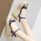 Mid-heel Sandals Women's Summer Slope with Platform Sandals