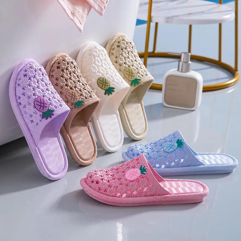 Women's Anti-Slip Indoor Slippers Summer Soft Bottom Outer Wear Casual Blue Beach Sandals