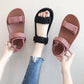 Women's Sandals Korean Female Students Summer Flat Bottom 2020 Harajuku Style Wild Wear Sports Fairy Beach Shoes