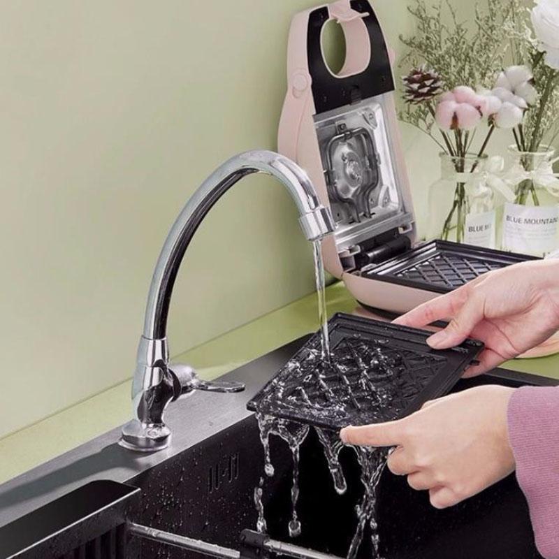 650W Breakfast Machine Set Waffle Maker Bread Maker Sandwich Making Machine  with Various Bakeware