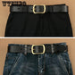 Men's leather alloy pin buckle belt fashion business cow genuine leather luxury retro classic belts