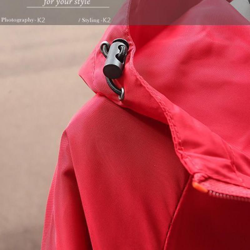 Spring New Jacket Men's Youth Student Trend Tooling Thin Hooded Jacket Casual All-match Gown