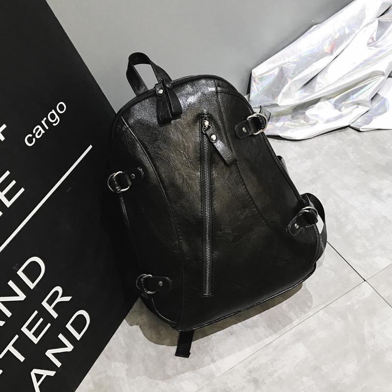 USB Backpack Men black Waterproof Large Capacity Headset Hole Outdoor Sports Travel Bag Computer Bag