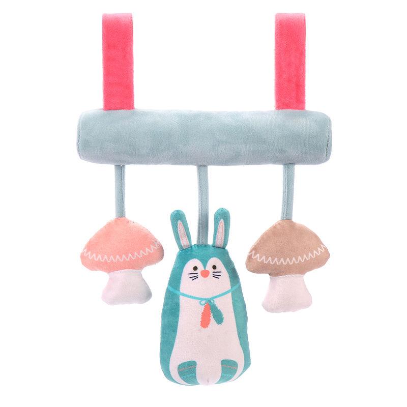 Newborn Infant Baby Pram Beds Bells Soft Hangings Plush Toys Lovely Animals Handbell Rattles