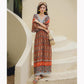 Indonesian Dress Female Thailand Bohemian Ethnic Retro Long Skirt Seaside Holiday Beach Skirt