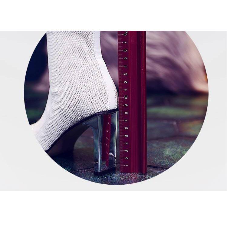 Sexy Autumn Winter Ankle Boots Women High Heels Short Pointed Toe Fashion Pleated Martin Boots