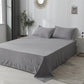 Bedding Sheets Comfortable Pure Color Washed Cotton Bed Linen Three-piece Double Bed Single Pillowcase Skin-friendly Bedding
