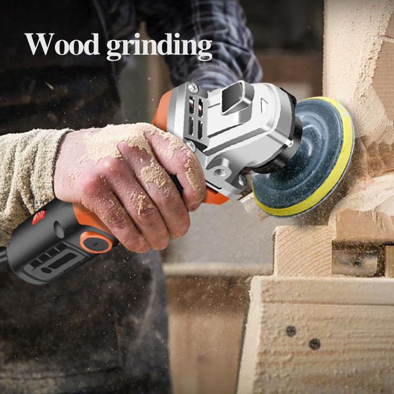 3880W Industrial Luxury Angle Grinder Set with Toolbox Handheld Cord Cutter Polisher Can Cut Metal Stone Glass