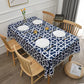 Household Plaid Tablecloth Pastoral Style Rectangular Tablecloth Round Table Cloth