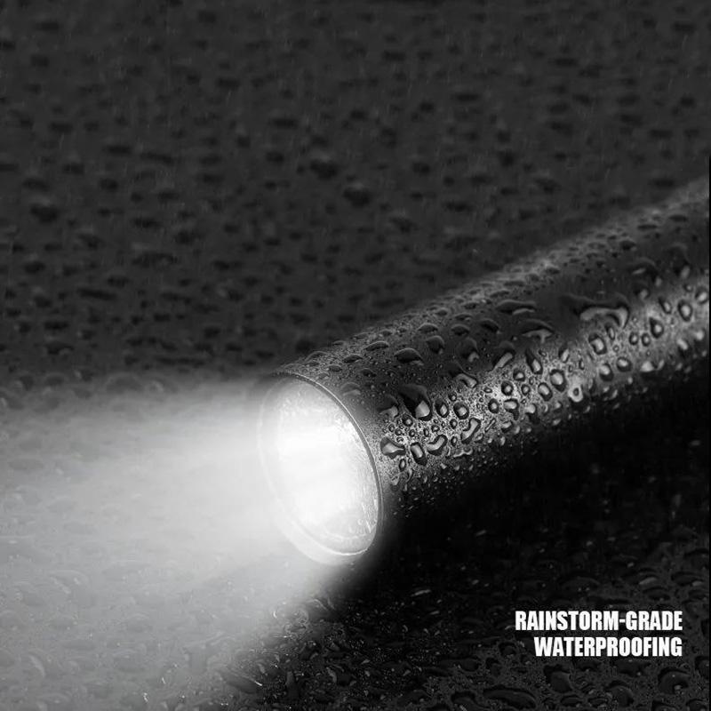 1/5pcs Mini Flashlight Strong Light USB Rechargeable LED Light Outdoor Long Shot Pocket Flashlight 8cm Long