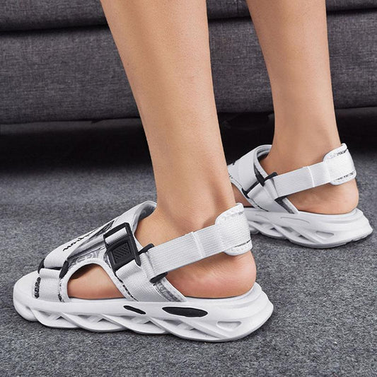 Sandals Men's Summer Men's Beach Shoes Breathable Non-slip Wear-resistant Soft Bottom Men's Dual-use Sandals and Slippers