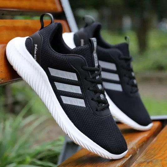 Spring and Summer Men's Shoes Trend All-match Sports Casual Shoes Breathable White Shoes Net Shoes Men's Deodorant Running Shoes