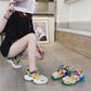 Women's Shoes Summer Mesh Breathable Casual All-match Color Sports Shoes Women's Light Running Shoes