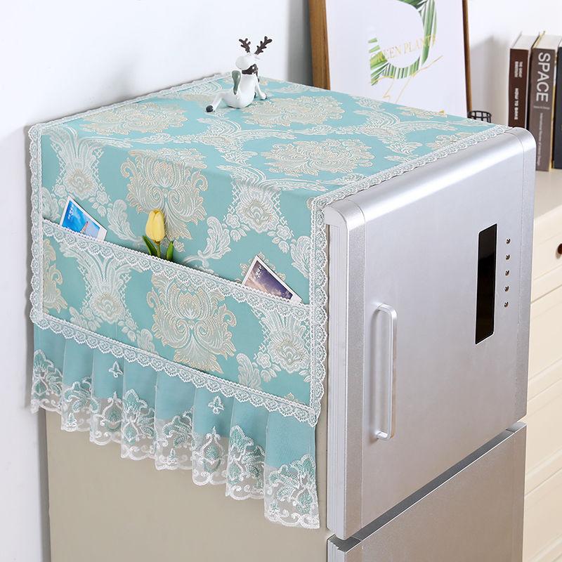 Dust Covers Washing Machine Covers Refrigerator Dust with Pocket Cotton Dust Covers Home Cleaning Dust Cover