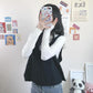 Loose Small Sling Sweater Vest with Sleeveless Knitted Vest and Casual Short Women's Top
