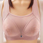 Large Size Bra Full Cup Thin Tube Top Anti-glare Sagging Shock-proof No Steel Ring Side Gather Top Support Adjustable Breathable Comfortable Bra