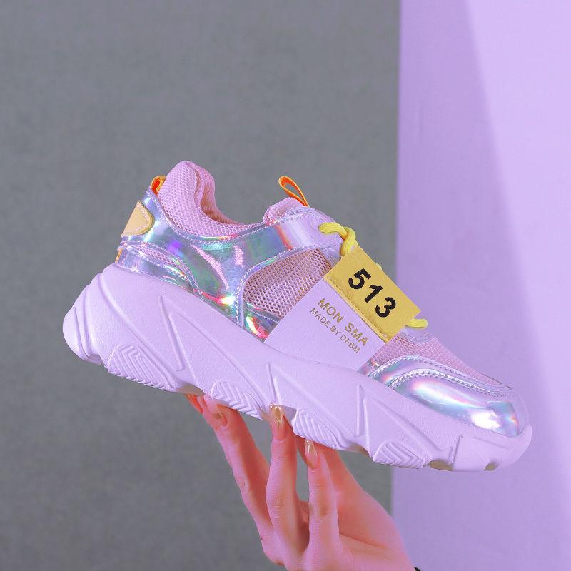 Shoes  Female Students Korean Version  All-match Casual Breathable  Comfortable Sports Shoes Flat Running Shoes