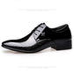 Men's Business Dress Shoes Casual British Pointed Shoes Soft Soles Korean Youth Trend Shoes