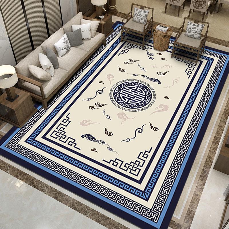 Chinese Style Carpet Living Room Coffee Table Blanket Chinese Style Bedroom Bedside Blanket Entrance Door Custom Carpet