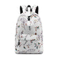 Girls School Bag Student Korean Version of The Large-capacity Waterproof Backpack Small Fresh Printed Backpack Female Bag