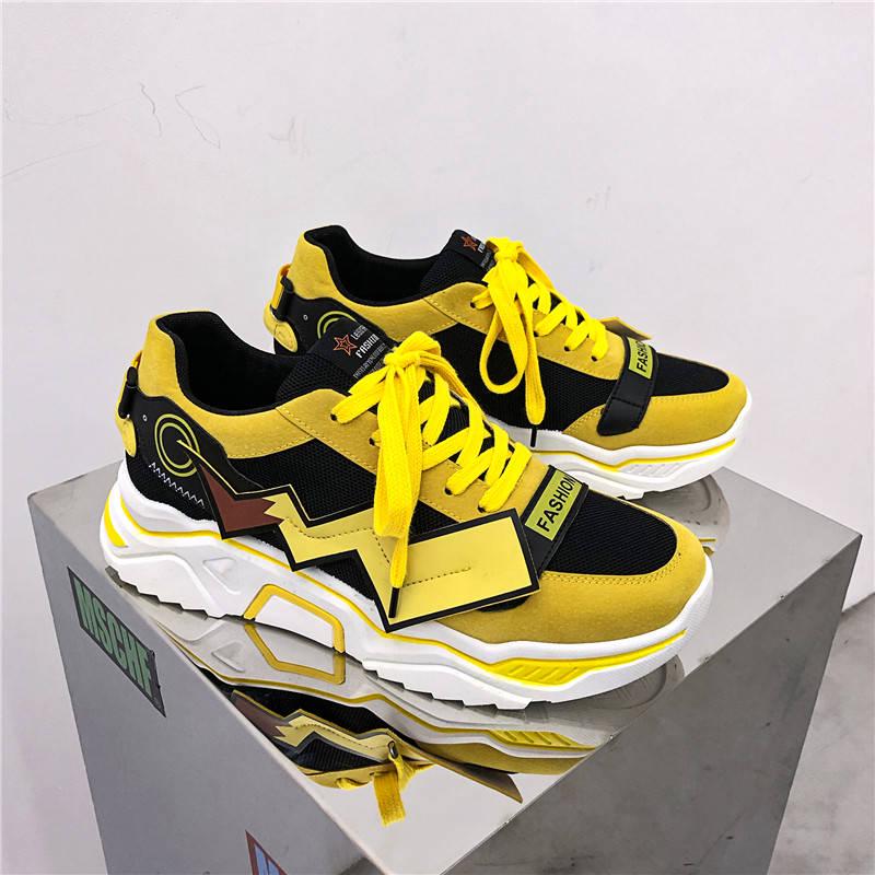 Breathable Platform Shoes Casual Men Sneakers Multicolor Footwear Daddy Shoes Sneakers for Lovers