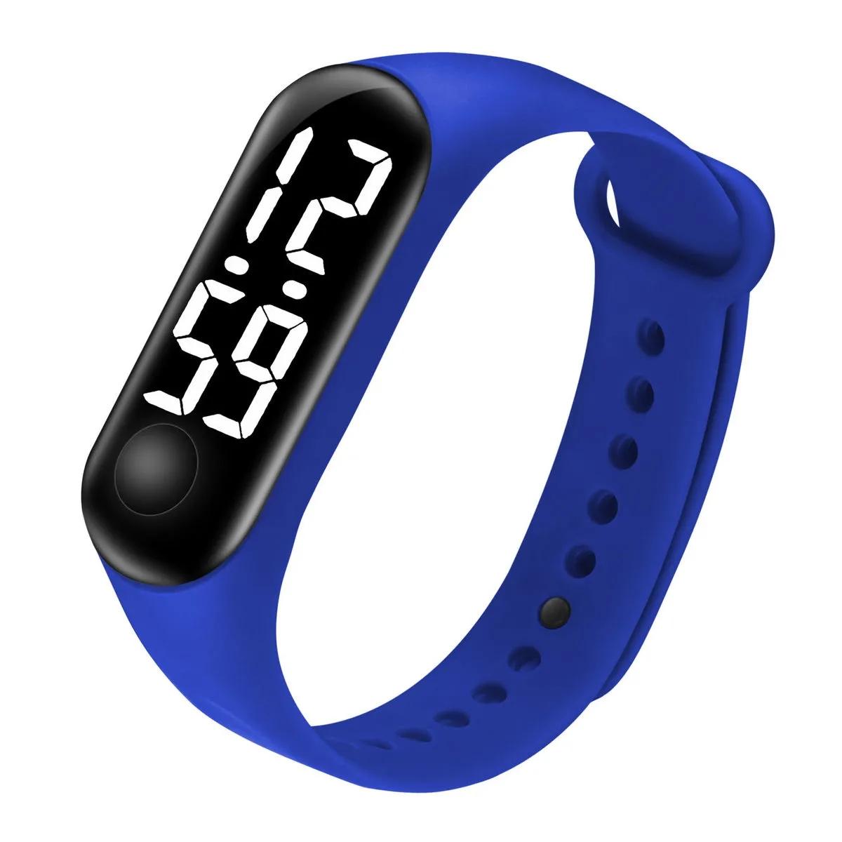 Luminous Touch Screen Waterproof Bracelet Men and Women Junior High School Students Children Couple Sports Electronic Watches