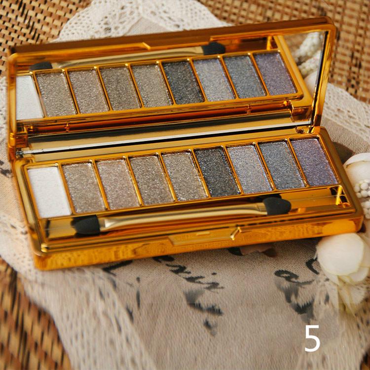 Eyeshadow Pencil Glitter Powder Waterproof Super 9 Grid Matte Pumpkin Earth Matte Eyeshadow  Palette