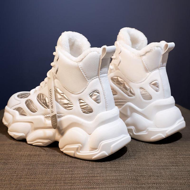 Snow Boots Women's Thickened Martin Boots Cotton Shoes Winter Warm Short Tube Women's Outer Wear