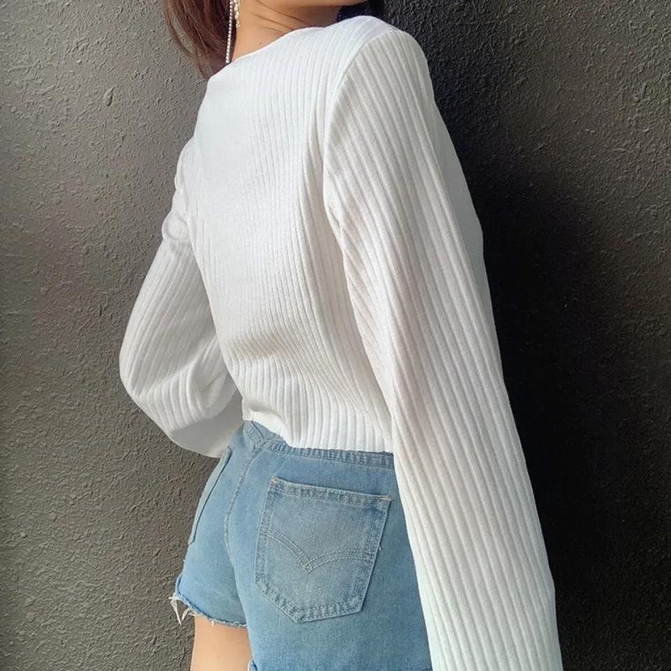 Women's Zipper Thin Cardigan Jacket Retro Loose Short Knit Sweater College Style V-Neck Top Fashion Long Sleeve Shirt