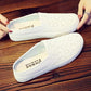Mesh Hollow White Sneakers Women Summer Shoes Woman Fashion Breathable Platform Slip-On Elegant Ladies Shoes Female