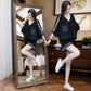 Casual Plus Size Women's Two-piece Loose-fitting Sweater + Shorts Two-piece Suit Women's Casual Loose-fitting Suit Elegant Temperament Suit