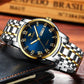 Men Mechanical Watches Multifunctional Automatic Watch Complete Calendar Gold Clock