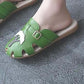 Flat Half Slippers Female Summer Korean Casual Versatile Hollow Sandals and Slippers Fashion Breathable Sandals