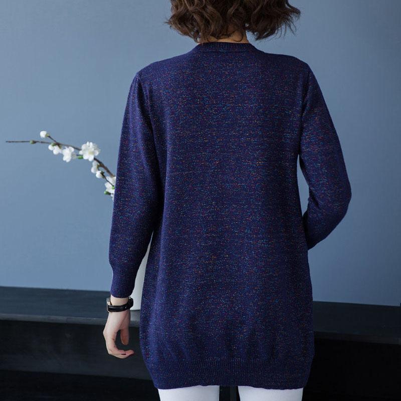 Autumn and Winter Loose Knit Sweater Mid-length Hedging Casual Bottoming Shirt Fashion All-match Female Sweater Skirt