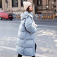 Knee-over-knee Down Padded Jacket Women's Mid-length Plus Size Loose and Thick Warm Jacket In Autumn and Winter