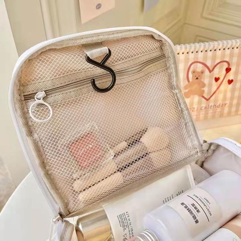 Waterproof Cosmetic Bag Travel Cosmetic Storage Bag Large Capacity Transparent Toilet Bag Portable Lady Handbag Clear Pouches