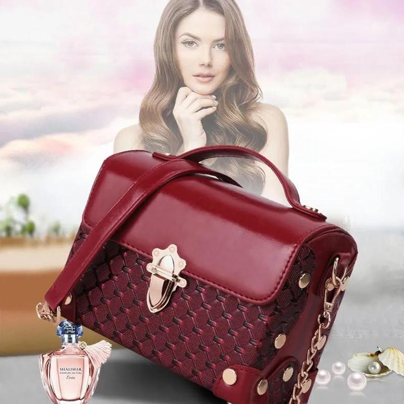 Bags Women's Fashion Korean Personality Suitcase Bag Wild One-shoulder Diagonal Shopping Shopping Small Square Bag