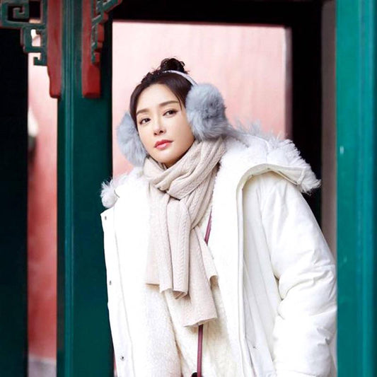 HD Stereo Winter Plush Warm Wireless Bluetooth Headset Ear Cover Outdoor Earphone Windproof Earmuffs